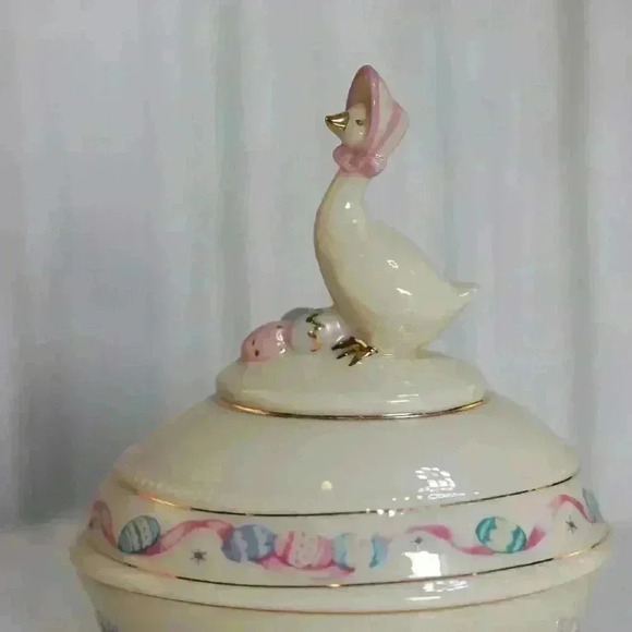 The Springtime Goose Easter Egg Lenox  2003 Limited Edition Porcelain - Picture 4 of 11